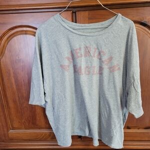 American eagle XXL graphic t-shirt grey
